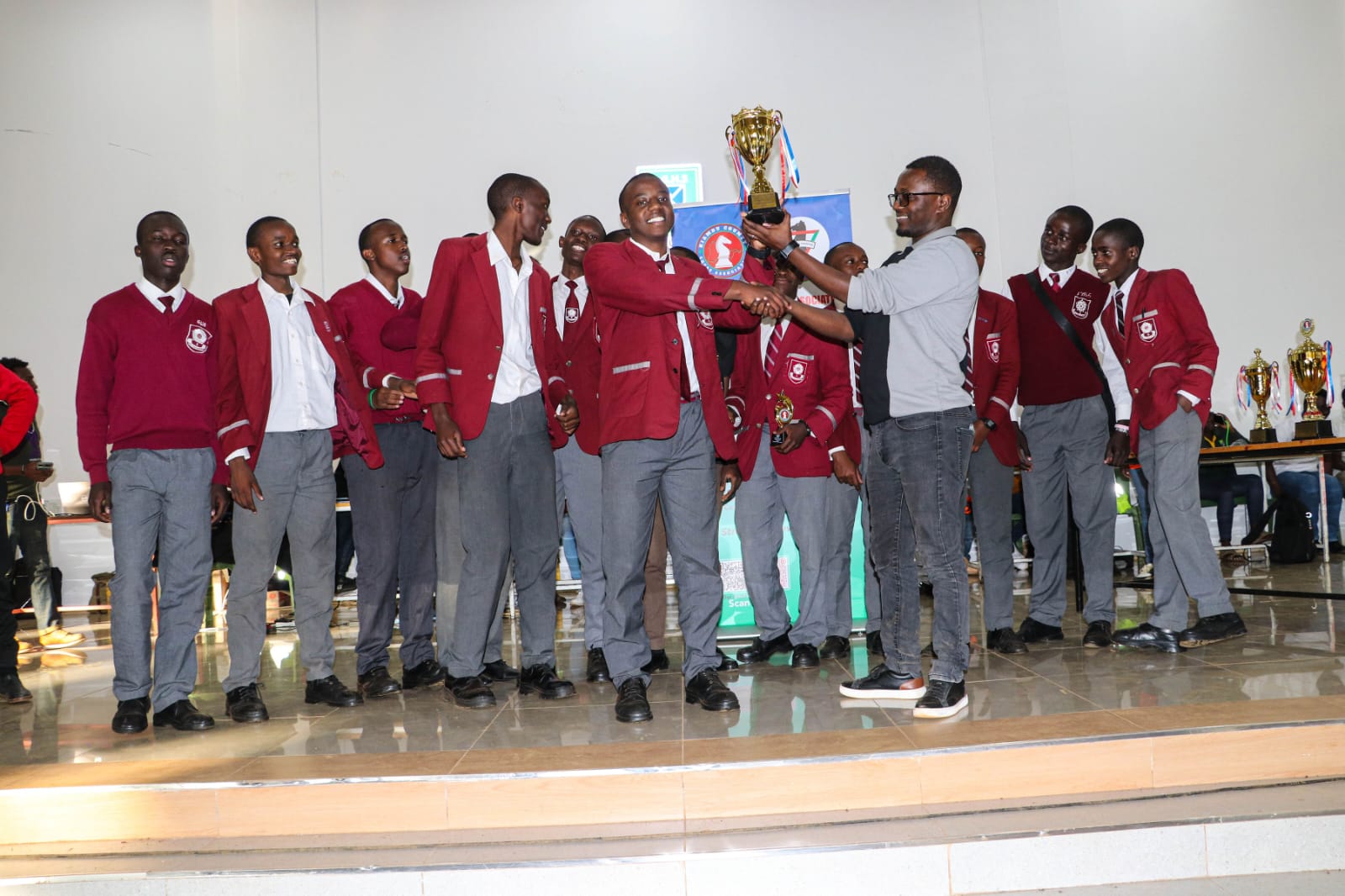 Chess Club. Patron Bravin M. Wesonga