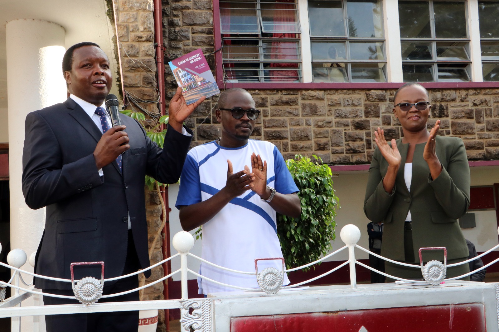 The launch of Sanaa ya Uandishi wa Insha. Mwalimu Juma.